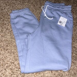 Forever 21 size medium dusty blue sweatpants never worn tag included